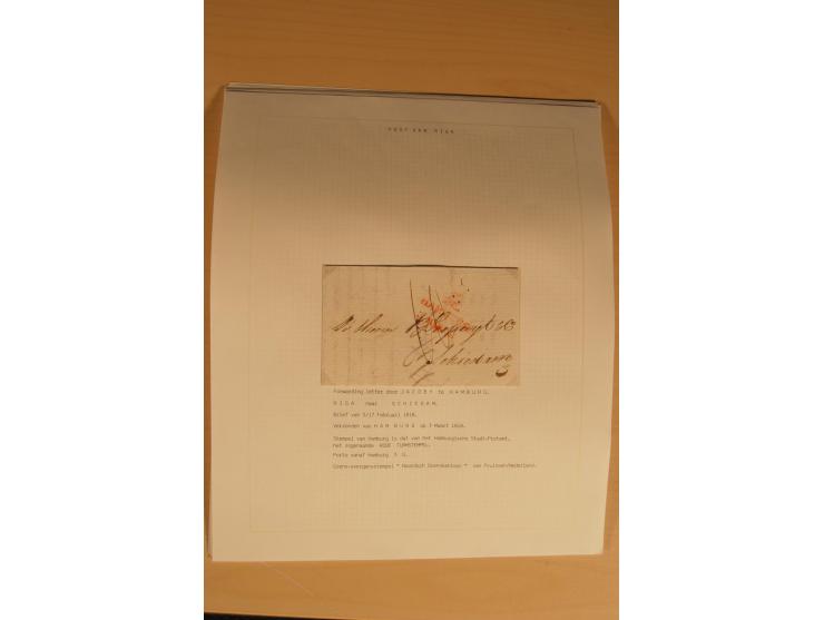 1762/1917, Die Postverbindungen von und nach Riga, Sammlung mit Briefen, Karten und Ganzsachen, dabei die Stempel Rigas ab 17