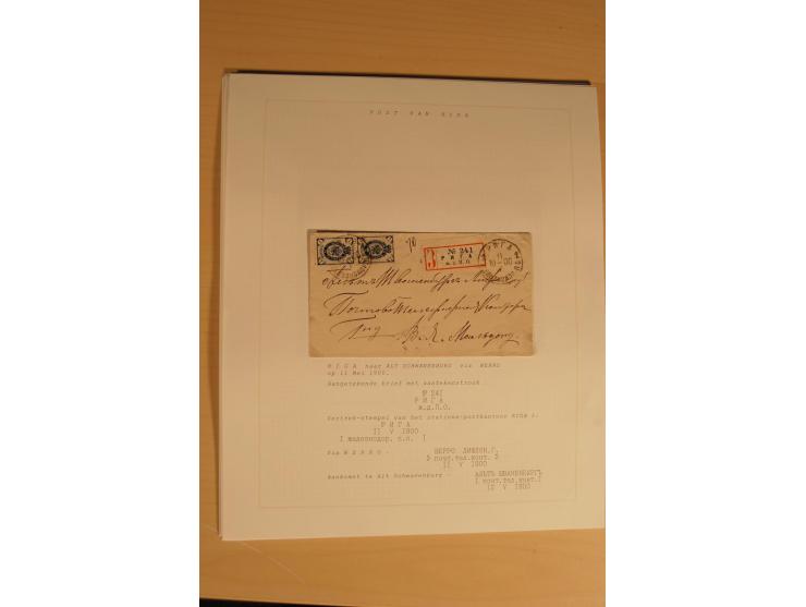 1762/1917, Die Postverbindungen von und nach Riga, Sammlung mit Briefen, Karten und Ganzsachen, dabei die Stempel Rigas ab 17