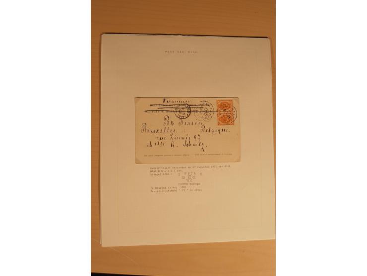 1762/1917, Die Postverbindungen von und nach Riga, Sammlung mit Briefen, Karten und Ganzsachen, dabei die Stempel Rigas ab 17