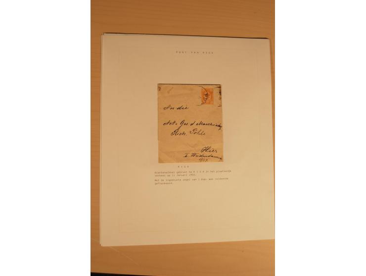 1762/1917, Die Postverbindungen von und nach Riga, Sammlung mit Briefen, Karten und Ganzsachen, dabei die Stempel Rigas ab 17