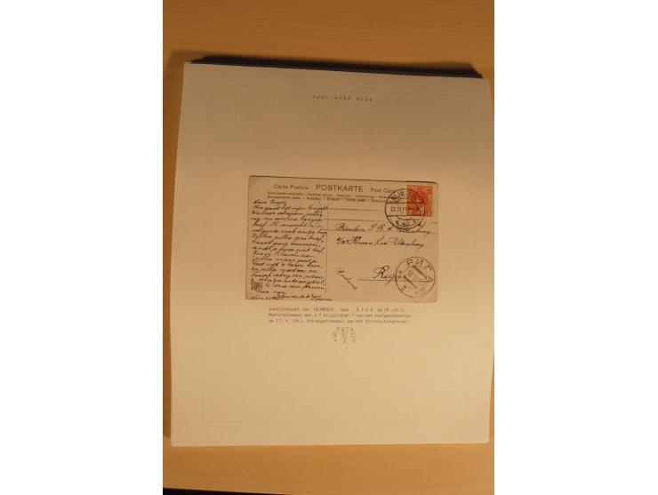 1762/1917, Die Postverbindungen von und nach Riga, Sammlung mit Briefen, Karten und Ganzsachen, dabei die Stempel Rigas ab 17