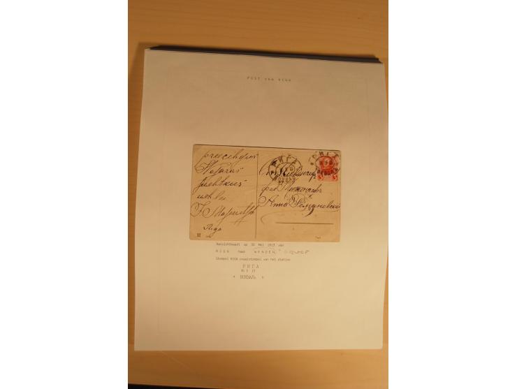 1762/1917, Die Postverbindungen von und nach Riga, Sammlung mit Briefen, Karten und Ganzsachen, dabei die Stempel Rigas ab 17