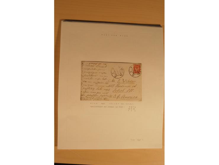 1762/1917, Die Postverbindungen von und nach Riga, Sammlung mit Briefen, Karten und Ganzsachen, dabei die Stempel Rigas ab 17