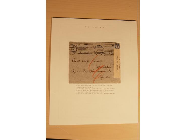 1762/1917, Die Postverbindungen von und nach Riga, Sammlung mit Briefen, Karten und Ganzsachen, dabei die Stempel Rigas ab 17