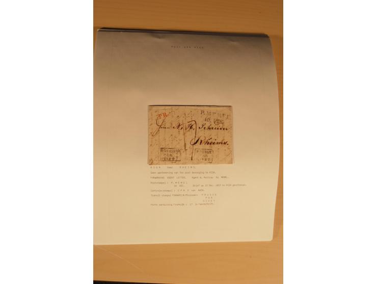 1762/1917, Die Postverbindungen von und nach Riga, Sammlung mit Briefen, Karten und Ganzsachen, dabei die Stempel Rigas ab 17
