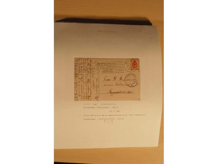 1762/1917, Die Postverbindungen von und nach Riga, Sammlung mit Briefen, Karten und Ganzsachen, dabei die Stempel Rigas ab 17