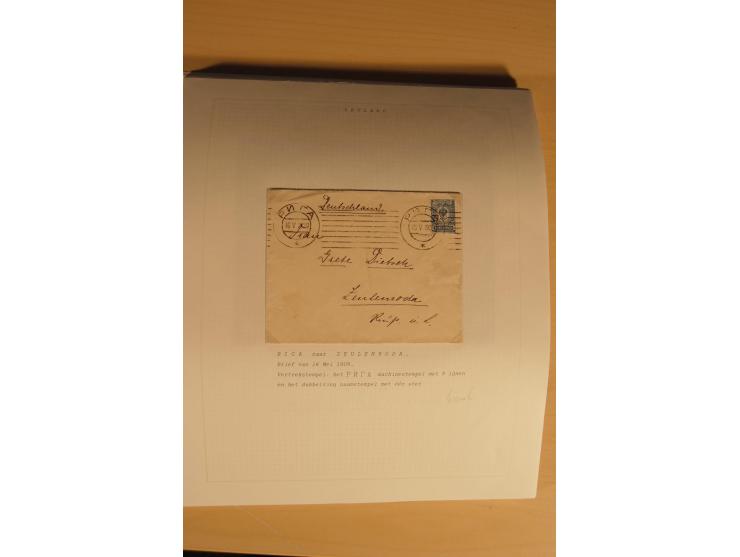 1762/1917, Die Postverbindungen von und nach Riga, Sammlung mit Briefen, Karten und Ganzsachen, dabei die Stempel Rigas ab 17