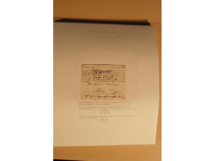 1762/1917, Die Postverbindungen von und nach Riga, Sammlung mit Briefen, Karten und Ganzsachen, dabei die Stempel Rigas ab 17