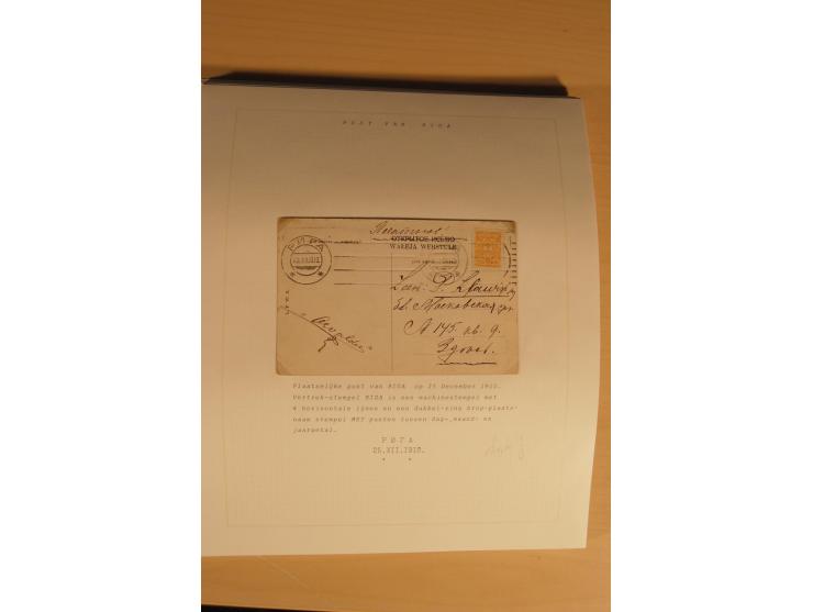 1762/1917, Die Postverbindungen von und nach Riga, Sammlung mit Briefen, Karten und Ganzsachen, dabei die Stempel Rigas ab 17