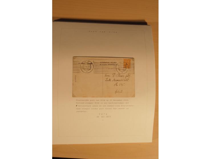 1762/1917, Die Postverbindungen von und nach Riga, Sammlung mit Briefen, Karten und Ganzsachen, dabei die Stempel Rigas ab 17