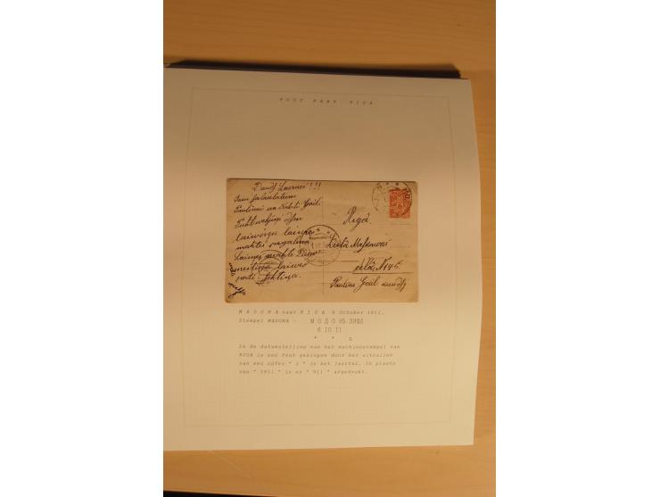 1762/1917, Die Postverbindungen von und nach Riga, Sammlung mit Briefen, Karten und Ganzsachen, dabei die Stempel Rigas ab 17
