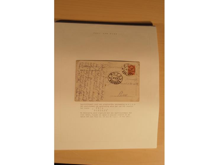1762/1917, Die Postverbindungen von und nach Riga, Sammlung mit Briefen, Karten und Ganzsachen, dabei die Stempel Rigas ab 17