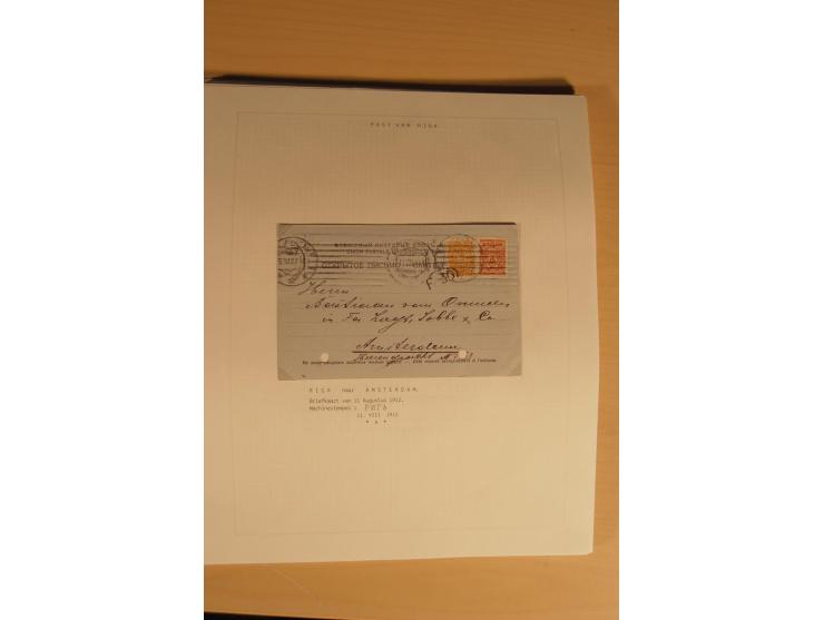 1762/1917, Die Postverbindungen von und nach Riga, Sammlung mit Briefen, Karten und Ganzsachen, dabei die Stempel Rigas ab 17