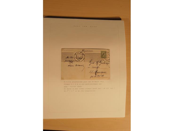 1762/1917, Die Postverbindungen von und nach Riga, Sammlung mit Briefen, Karten und Ganzsachen, dabei die Stempel Rigas ab 17