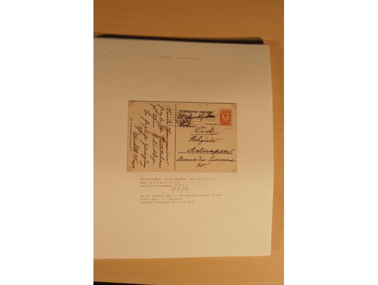 1762/1917, Die Postverbindungen von und nach Riga, Sammlung mit Briefen, Karten und Ganzsachen, dabei die Stempel Rigas ab 17