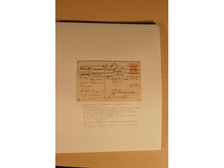 1762/1917, Die Postverbindungen von und nach Riga, Sammlung mit Briefen, Karten und Ganzsachen, dabei die Stempel Rigas ab 17