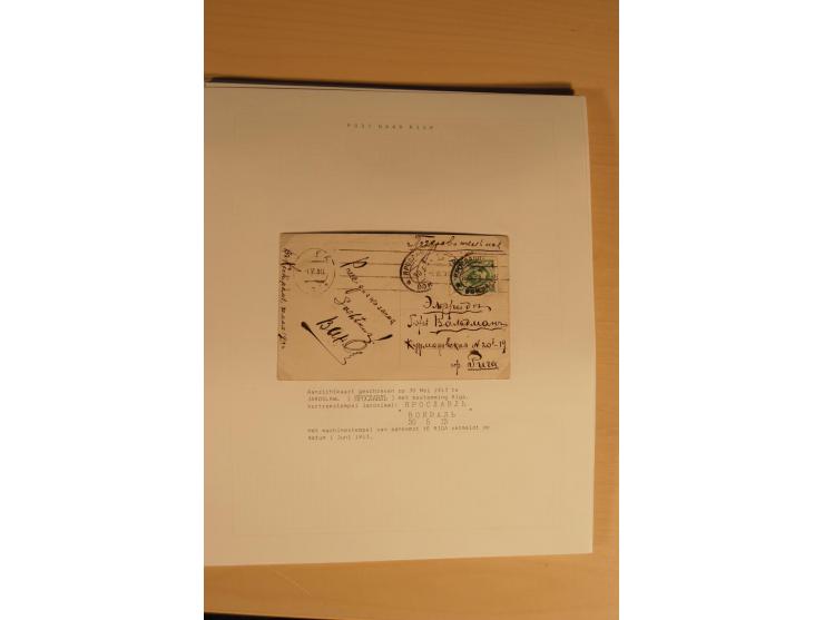 1762/1917, Die Postverbindungen von und nach Riga, Sammlung mit Briefen, Karten und Ganzsachen, dabei die Stempel Rigas ab 17