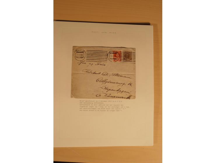 1762/1917, Die Postverbindungen von und nach Riga, Sammlung mit Briefen, Karten und Ganzsachen, dabei die Stempel Rigas ab 17