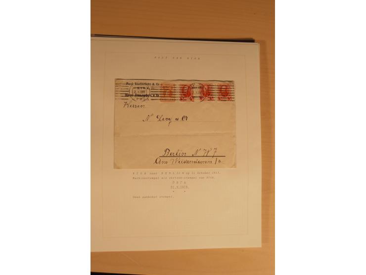 1762/1917, Die Postverbindungen von und nach Riga, Sammlung mit Briefen, Karten und Ganzsachen, dabei die Stempel Rigas ab 17