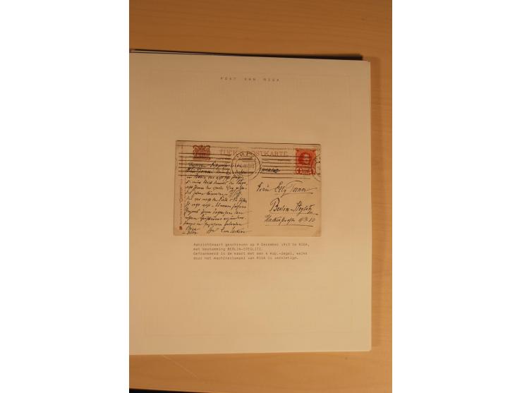1762/1917, Die Postverbindungen von und nach Riga, Sammlung mit Briefen, Karten und Ganzsachen, dabei die Stempel Rigas ab 17