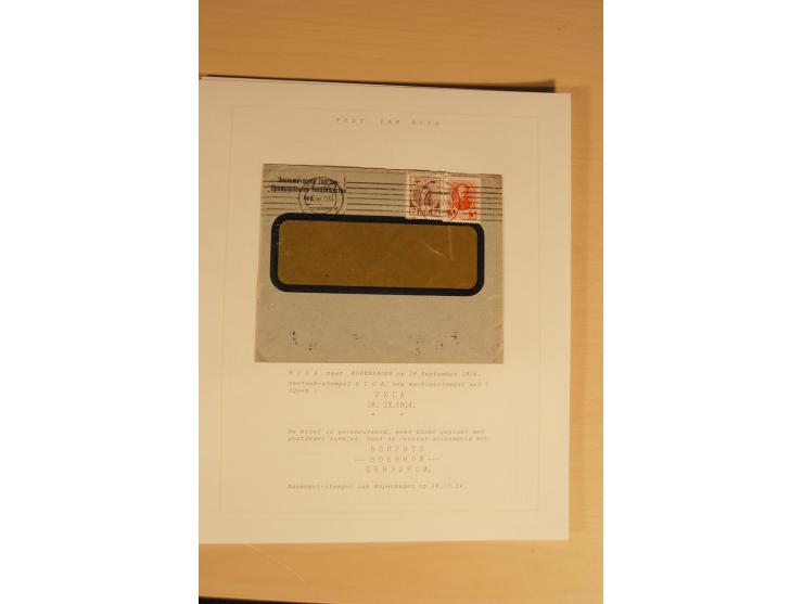1762/1917, Die Postverbindungen von und nach Riga, Sammlung mit Briefen, Karten und Ganzsachen, dabei die Stempel Rigas ab 17
