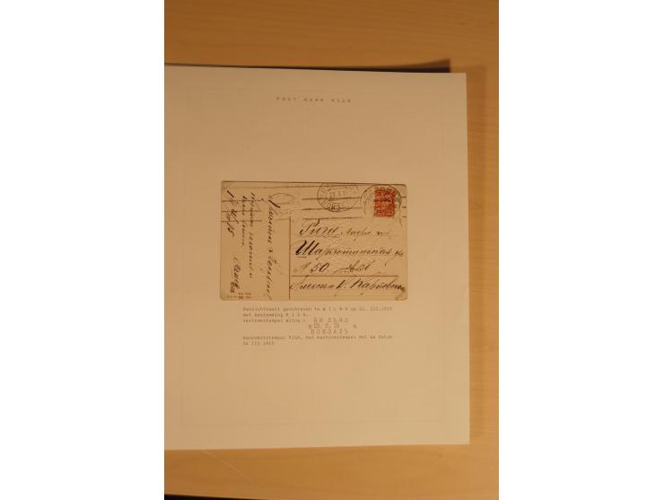 1762/1917, Die Postverbindungen von und nach Riga, Sammlung mit Briefen, Karten und Ganzsachen, dabei die Stempel Rigas ab 17
