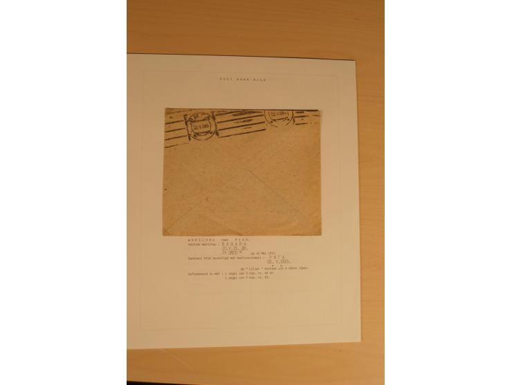 1762/1917, Die Postverbindungen von und nach Riga, Sammlung mit Briefen, Karten und Ganzsachen, dabei die Stempel Rigas ab 17