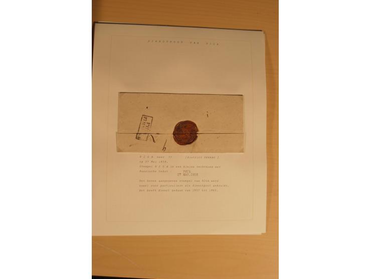 1762/1917, Die Postverbindungen von und nach Riga, Sammlung mit Briefen, Karten und Ganzsachen, dabei die Stempel Rigas ab 17