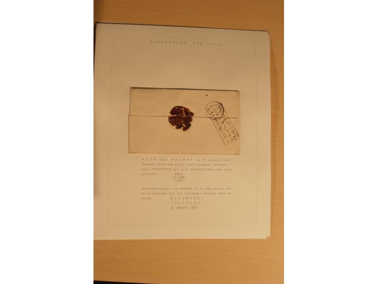 1762/1917, Die Postverbindungen von und nach Riga, Sammlung mit Briefen, Karten und Ganzsachen, dabei die Stempel Rigas ab 17