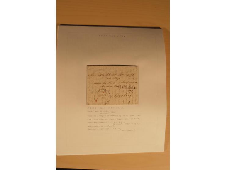 1762/1917, Die Postverbindungen von und nach Riga, Sammlung mit Briefen, Karten und Ganzsachen, dabei die Stempel Rigas ab 17