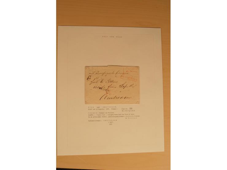 1762/1917, Die Postverbindungen von und nach Riga, Sammlung mit Briefen, Karten und Ganzsachen, dabei die Stempel Rigas ab 17