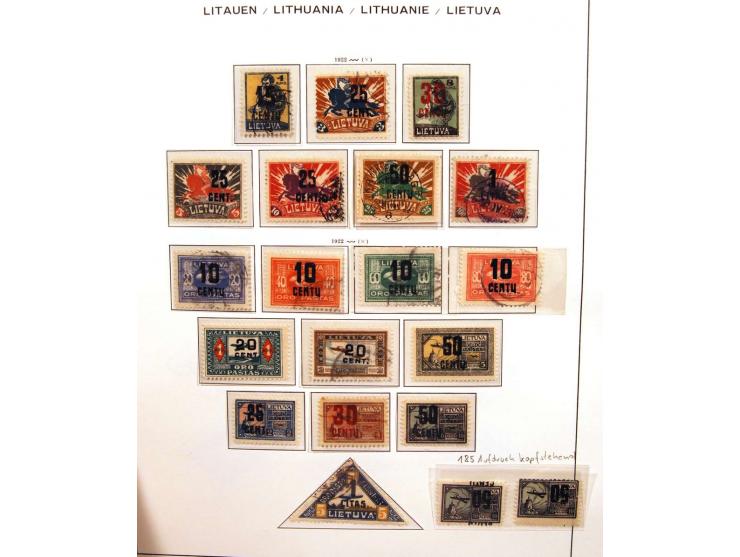 1918/2007, ungebrauchte, postfrische und gestempelte stark spezialisierte Sammlung ab Nr. 1-26, mit vielen ungezähnten und te