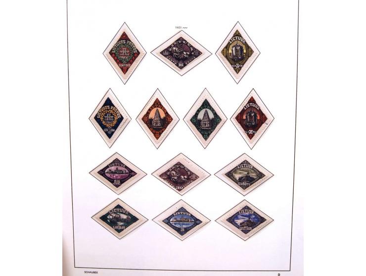 1918/2007, ungebrauchte, postfrische und gestempelte stark spezialisierte Sammlung ab Nr. 1-26, mit vielen ungezähnten und te