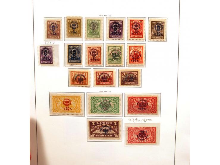 1918/2007, ungebrauchte, postfrische und gestempelte stark spezialisierte Sammlung ab Nr. 1-26, mit vielen ungezähnten und te