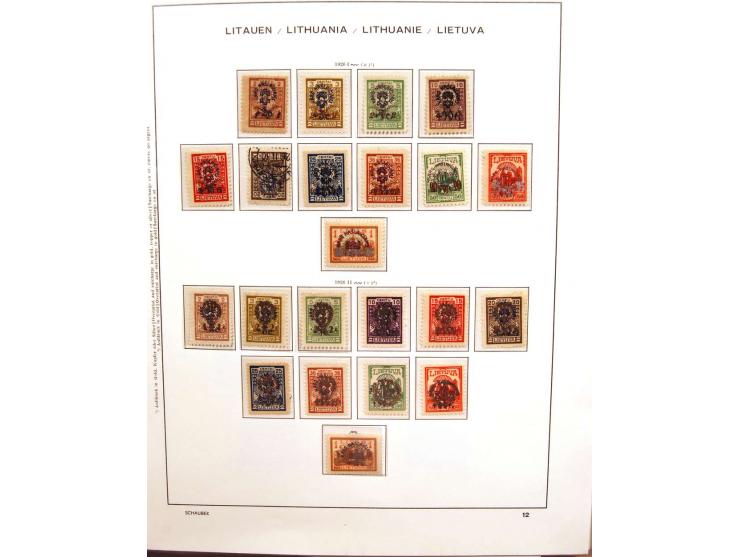 1918/2007, ungebrauchte, postfrische und gestempelte stark spezialisierte Sammlung ab Nr. 1-26, mit vielen ungezähnten und te