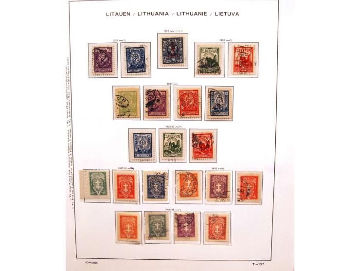 1918/2007, ungebrauchte, postfrische und gestempelte stark spezialisierte Sammlung ab Nr. 1-26, mit vielen ungezähnten und te