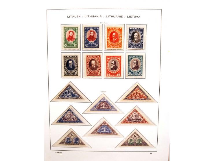 1918/2007, ungebrauchte, postfrische und gestempelte stark spezialisierte Sammlung ab Nr. 1-26, mit vielen ungezähnten und te