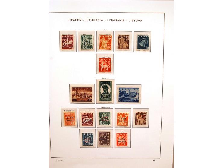 1918/2007, ungebrauchte, postfrische und gestempelte stark spezialisierte Sammlung ab Nr. 1-26, mit vielen ungezähnten und te