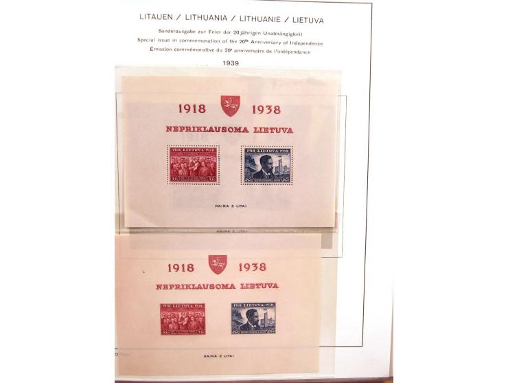 1918/2007, ungebrauchte, postfrische und gestempelte stark spezialisierte Sammlung ab Nr. 1-26, mit vielen ungezähnten und te