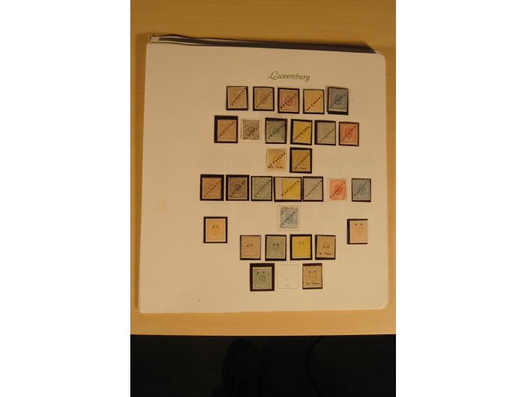 1852/1906, ungebrauchte und gestempelte Sammlung mit vielen besseren Werten, teils in Einheiten dabei u.a. Mi.-Nr. 1-2 (mehrf
