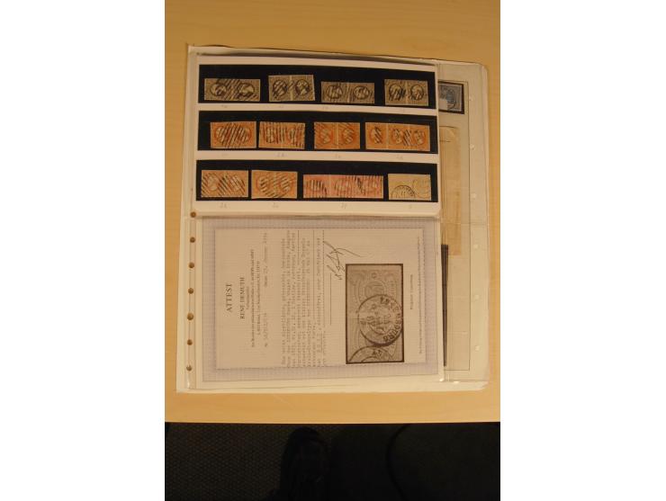 1852/1906, ungebrauchte und gestempelte Sammlung mit vielen besseren Werten, teils in Einheiten dabei u.a. Mi.-Nr. 1-2 (mehrf
