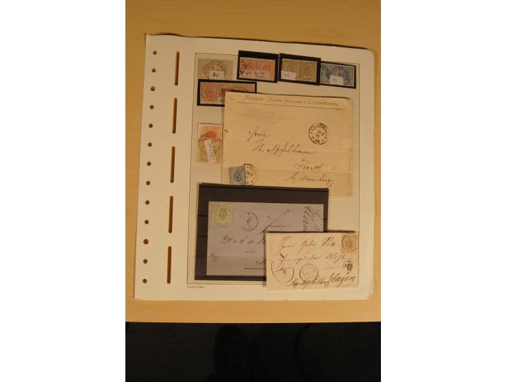 1852/1906, ungebrauchte und gestempelte Sammlung mit vielen besseren Werten, teils in Einheiten dabei u.a. Mi.-Nr. 1-2 (mehrf