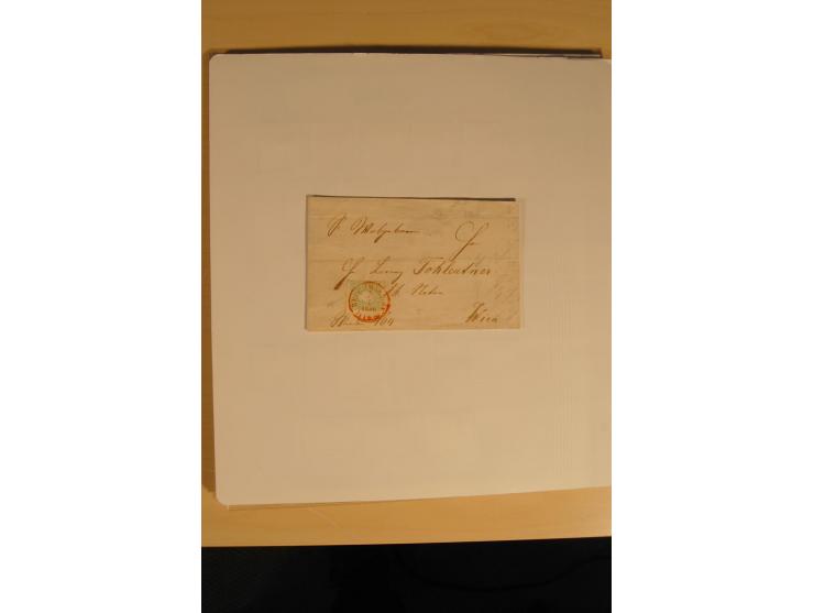 1850/1916, gestempelte Sammlung mit Lombarbei-Venetien inkl. einiger Briefe, dabei u.a. Mi.-Nr. 1-5X+Y, 10 II c (2), 16-17, 1