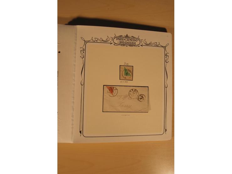 1864/69, reichhaltige ungebrauchte und gestempelte Sammlung, spezialisiert gesammelt mit Einheiten, Umdruckblock-Rekonstrukti