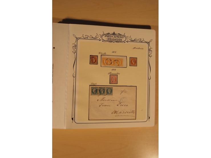 1864/69, reichhaltige ungebrauchte und gestempelte Sammlung, spezialisiert gesammelt mit Einheiten, Umdruckblock-Rekonstrukti