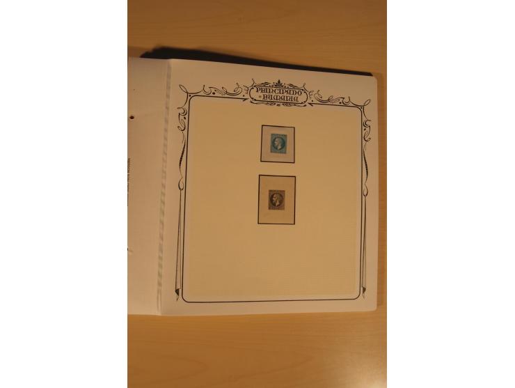 1864/69, reichhaltige ungebrauchte und gestempelte Sammlung, spezialisiert gesammelt mit Einheiten, Umdruckblock-Rekonstrukti