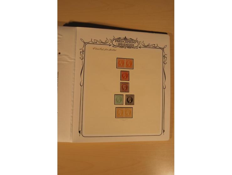 1864/69, reichhaltige ungebrauchte und gestempelte Sammlung, spezialisiert gesammelt mit Einheiten, Umdruckblock-Rekonstrukti