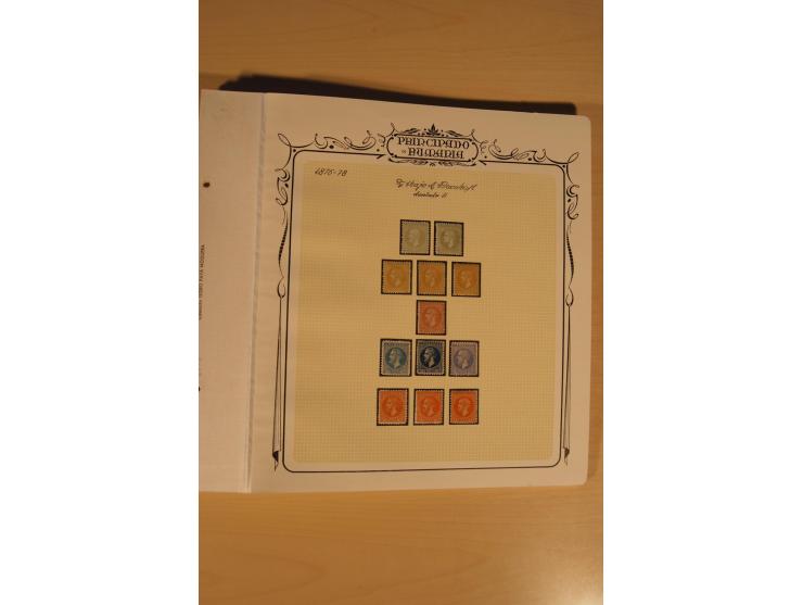 1864/69, reichhaltige ungebrauchte und gestempelte Sammlung, spezialisiert gesammelt mit Einheiten, Umdruckblock-Rekonstrukti