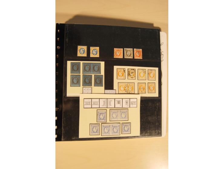 1864/69, reichhaltige ungebrauchte und gestempelte Sammlung, spezialisiert gesammelt mit Einheiten, Umdruckblock-Rekonstrukti