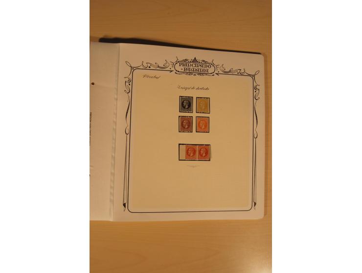 1864/69, reichhaltige ungebrauchte und gestempelte Sammlung, spezialisiert gesammelt mit Einheiten, Umdruckblock-Rekonstrukti